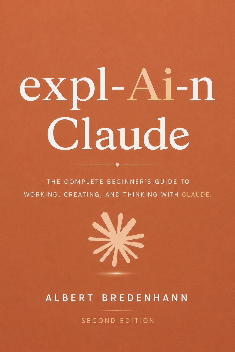 Cover of expl-AI-n Claude, second edition, by Albert Bredenhann