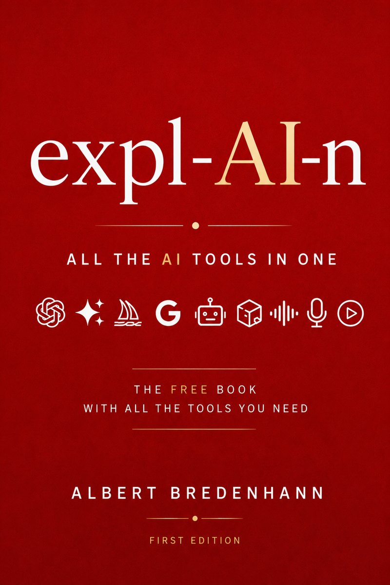 Cover of expl-AI-n: All the AI Tools in One by Albert Bredenhann